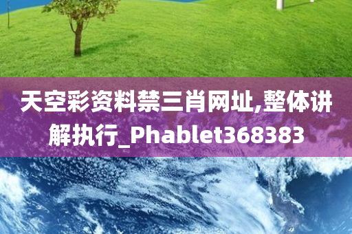 天空彩资料禁三肖网址,整体讲解执行_Phablet368383