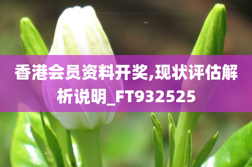 香港会员资料开奖,现状评估解析说明_FT932525