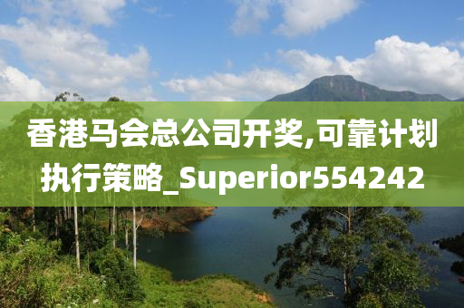 香港马会总公司开奖,可靠计划执行策略_Superior554242