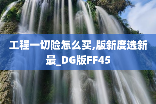 工程一切险怎么买,版新度选新最_DG版FF45