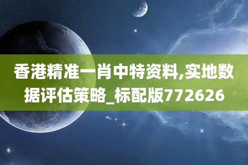 香港精准一肖中特资料,实地数据评估策略_标配版772626