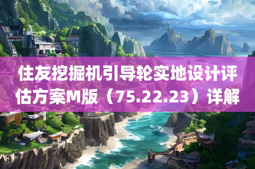 住友挖掘机引导轮实地设计评估方案M版（75.22.23）详解