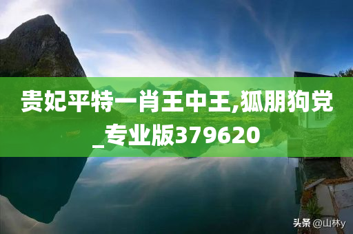 贵妃平特一肖王中王,狐朋狗党_专业版379620