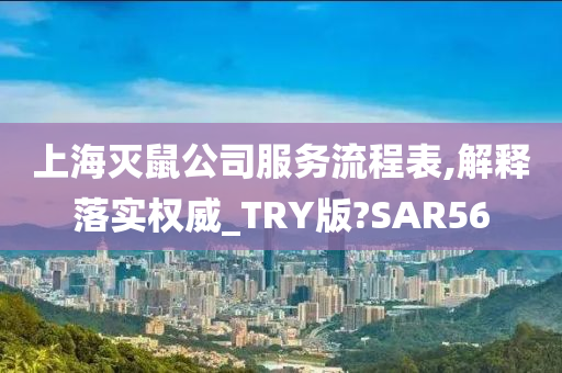 上海灭鼠公司服务流程表,解释落实权威_TRY版?SAR56