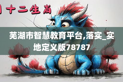 芜湖市智慧教育平台,落实_实地定义版78787