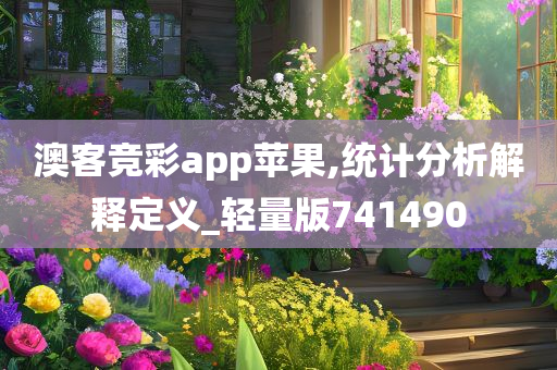 澳客竞彩app苹果,统计分析解释定义_轻量版741490