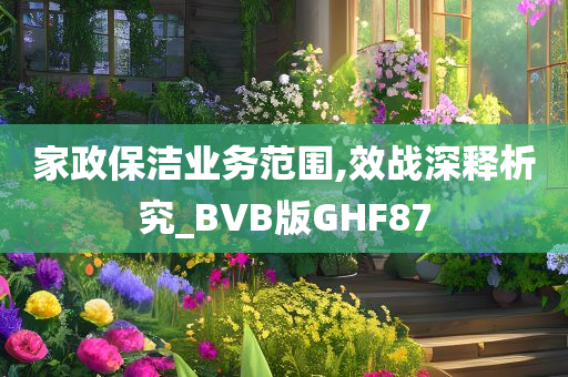 家政保洁业务范围,效战深释析究_BVB版GHF87