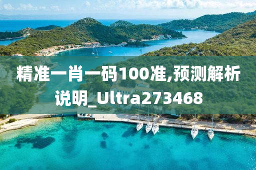 精准一肖一码100准,预测解析说明_Ultra273468