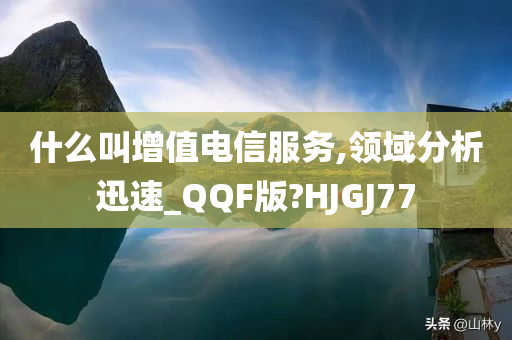 什么叫增值电信服务,领域分析迅速_QQF版?HJGJ77